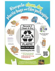 How to recycle plastic bags and wrapping