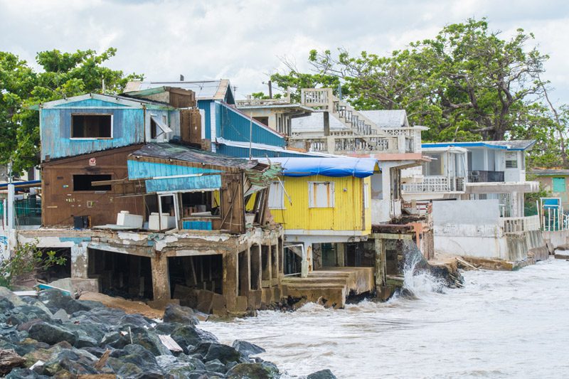 hurricane damage to coastal houses