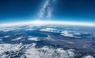 View of earth from space